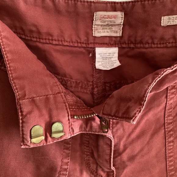 J. Crew City Fit Cargo Linen Blend Capri Pants - Picture 5 of 9